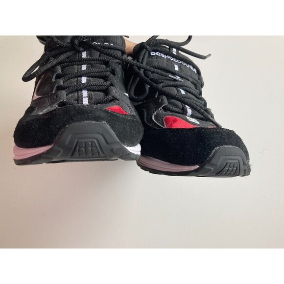 DC SHOES Kalis Lite Black Red White Low Top Skate Shoe Sneakers, Size 9/42 - Picture 6 of 16